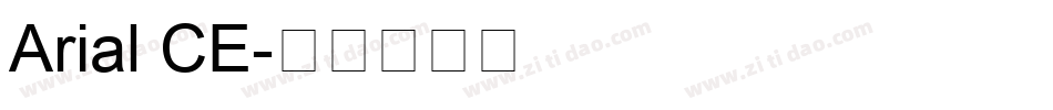 Arial CE字体转换